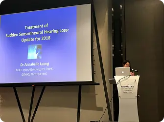 Sudden Hearing Loss Talk, SSOHNS Scientific Meeting, March 2018