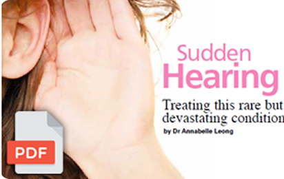 Sudden Hearing Loss