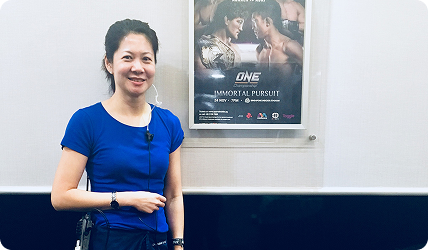 Dr Annabelle at ONE Championship Immortal Pursuit